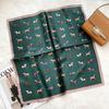 High-end light luxury small square scarf women's Hangzhou satin silk versatile professional wear with shirt scarf neck protection scarf silk scarf