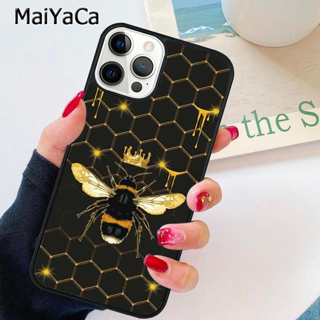 Bees Phone Case Cover For iPhone 17 Air 13 14 16 16e 15 pro max plus 11 12 shell  coque