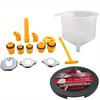 15pcs/Set Plastic Filling Funnel Spout, Fit Universal Vehicles, Spill Proof Coolant Filling Kit