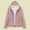 New Women's Windproof and Waterproof Jacket Casual Hooded Top Loose Trench Coat Jacket Jacket