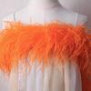 2 Meters Ostrich Feathers Boa Craft Accessories Plumas 6Ply Dress For Wedding Diy Feather Supplies Decoration The Table Crafts