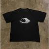 Dunkles Windauge T-Shirt, Unisex Grafik-T-Shirts Gothic Grunge Y2k Emo Scene Amity