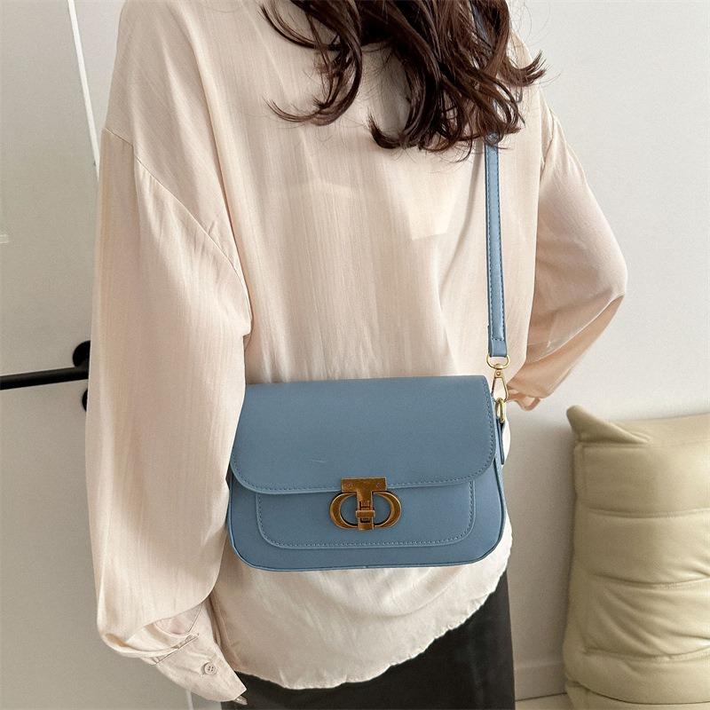 Retro Fashion Commuter Bag Women's Spring New Simple Casual Small Square Bag Niche Casual Shoulder Bag