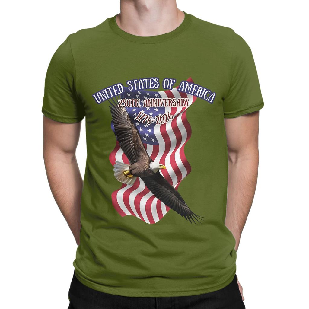 America Freedom 250 Graphic 100 Cotton TShirt freedom 250 Tees Tops For Unisex