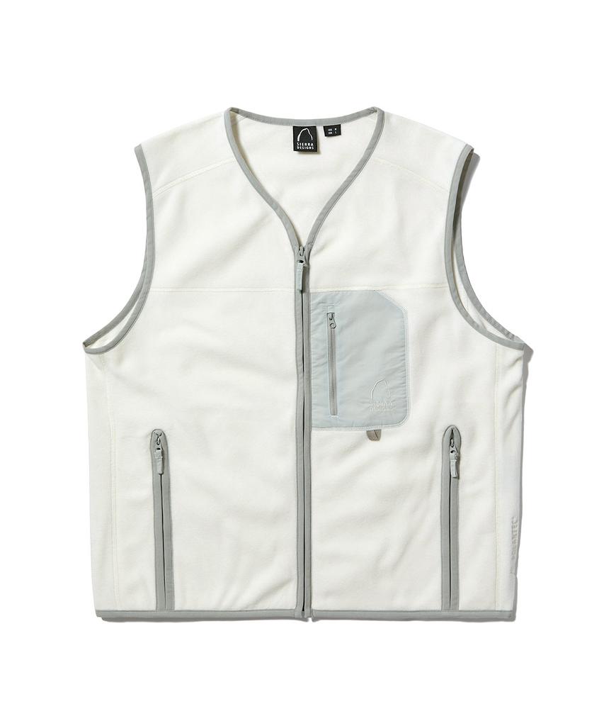 Sierra Designs Polartec 200 Crabtree Vest Ivory