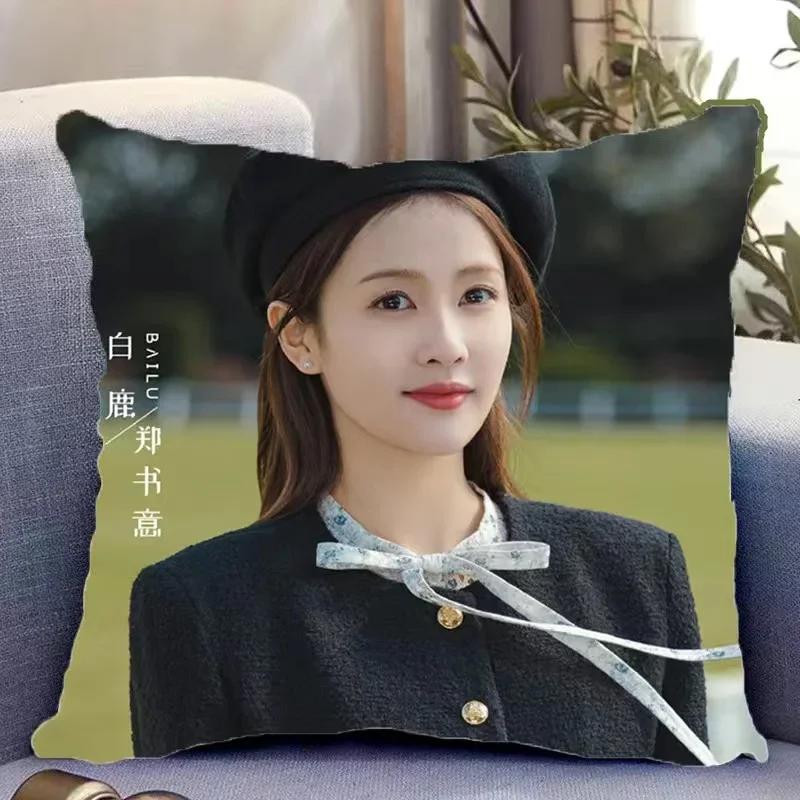 Dylan Wang Hedi Bai Lu HD Poster Double-sided Printed Pillowcase TV Only for Love Drama Stills Home Car Decor Cushion Cover