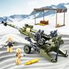 Obusier de campagne ultraléger militaire WW2 M777, kit de construction d'armes de guerre, briques, modèle classique, jouets pour enfants, cadeau pour garçons