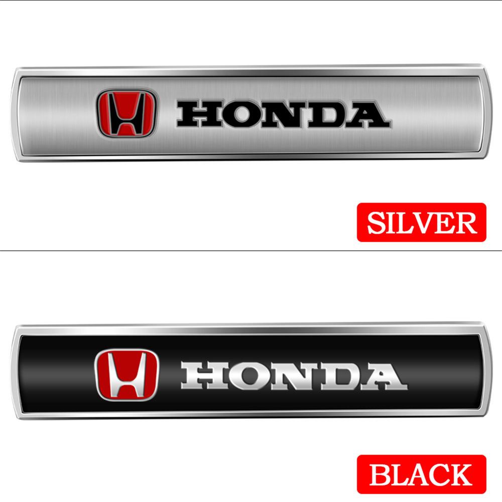 Car 3D Metal Emblem Car Body Fender Trunk Logo Stickers For Honda Civic Mugen Accord Odyssey JAZZ CRV Fit Hrv Jazz CBR VTX Vezel