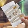 Fashion Acrylic Pearl Hair Clips Set Sweet Flower Hair Barrettes For Women Girls Korean Geometric Hair Accessories Jewelry