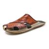 Shoes Men's summer cool and breathable fashionable high-quality leather beef tendon sole half a pack of sandals tide shoes