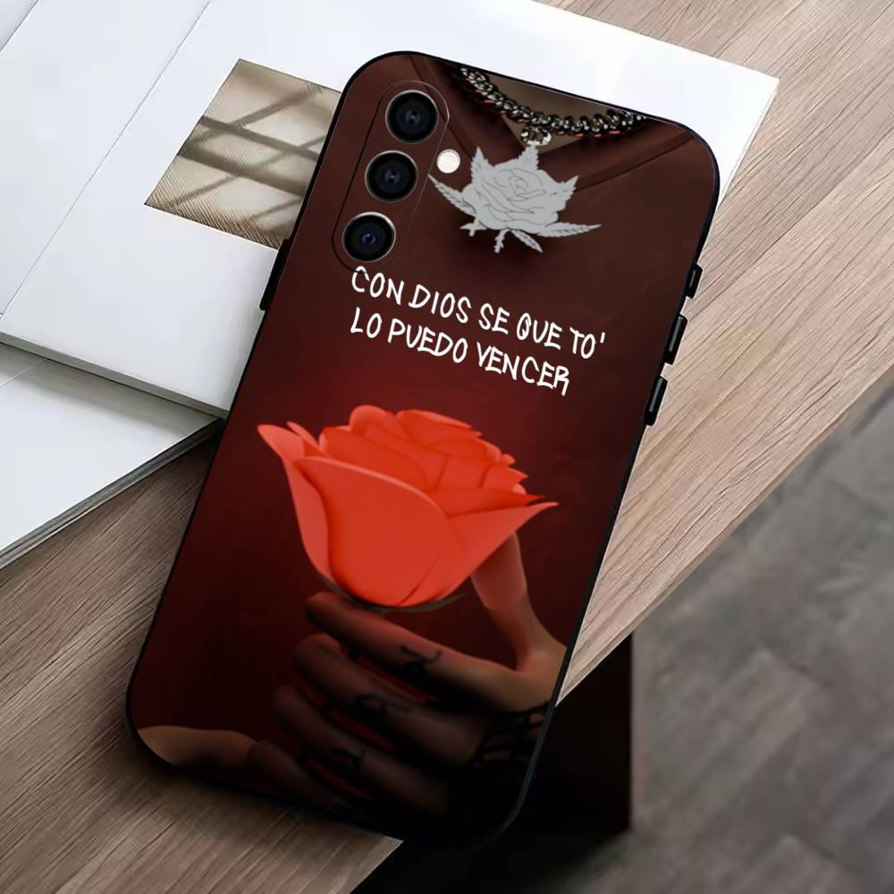 E-Eladio Carrion DON KBRN Phone Case Black Silicone Soft For Samsung Galaxy A73,A72,A71,A70,A53,A52,A51