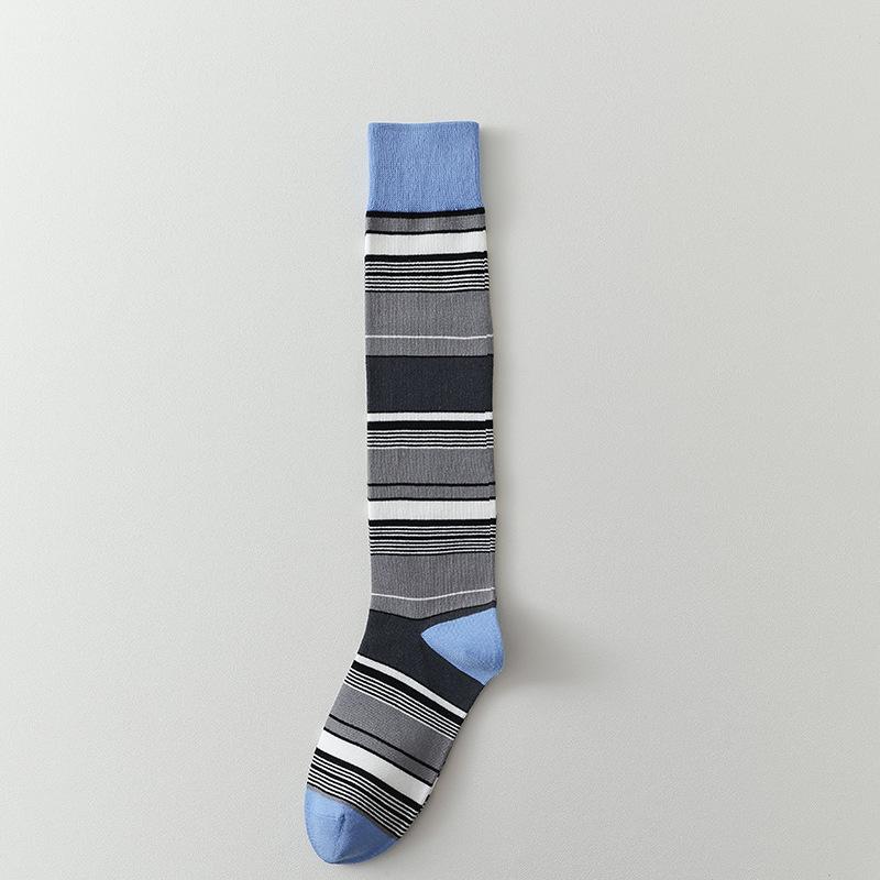 Autumn and Winter Women Stockings Casual Fashion Striped Long Socks Stockings Women College Style JK Girls Knee Socks Stockings