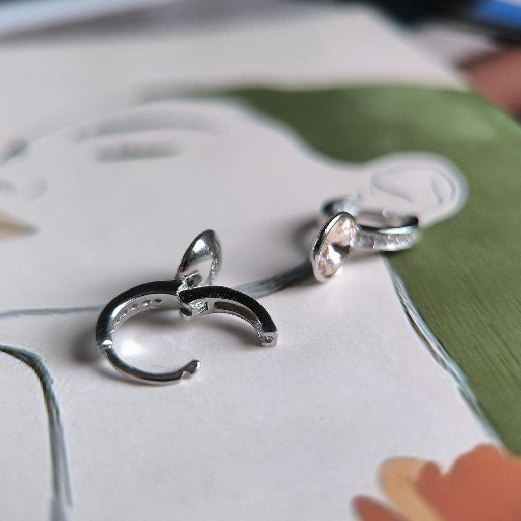 Silver Earrings with Cubic Zirkonia (60002295)