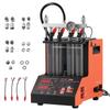VEVOR Testador Limpador de Injetores de Combustível, 9 Modos de Teste, Máquina de Limpeza Ultrassônica de 4 Cilindros 28kHz