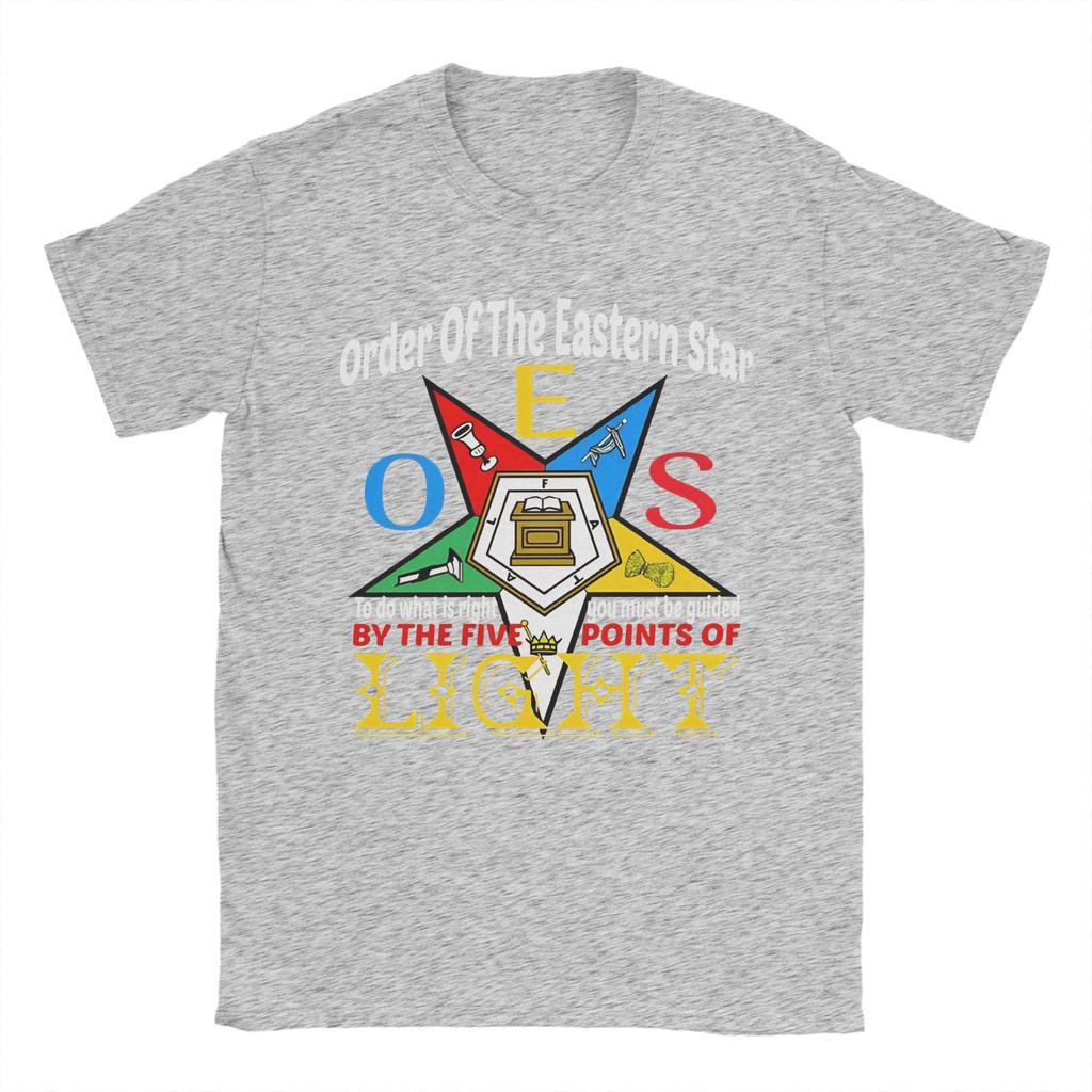 Oes Style Order Of The Eastern Star Logo Sistar Light Tshirt Unisex Vintage 100 Cotton T Shirts Summer O Neck Tees Clothing