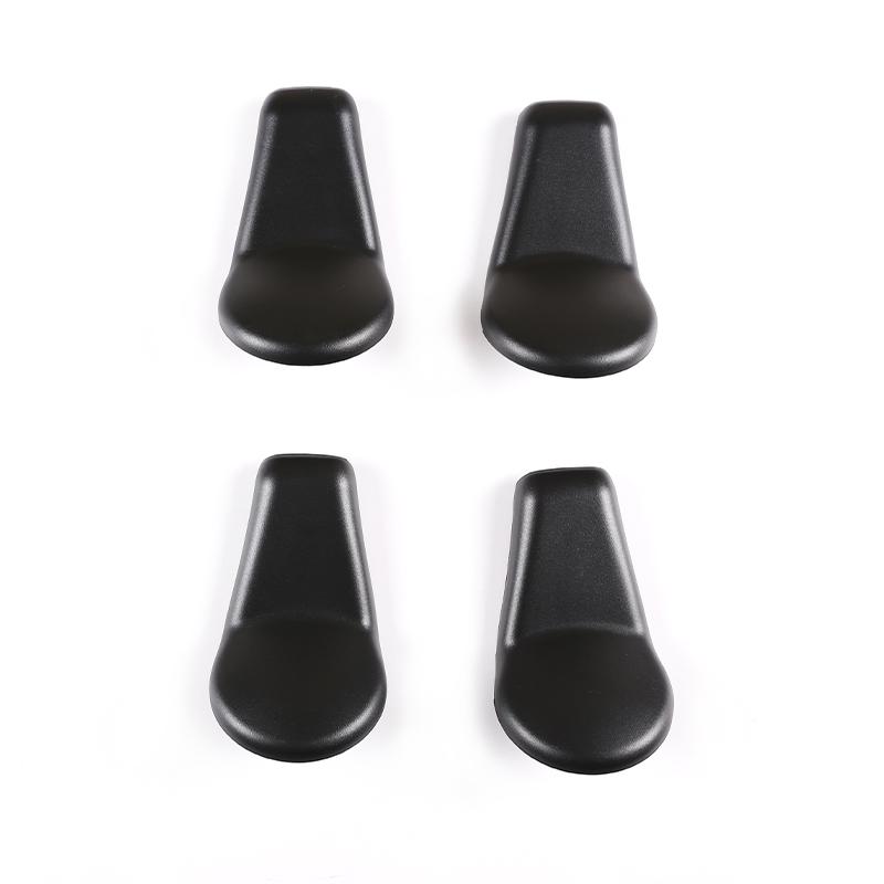 

4 шт., черная автомобильная часть из АБС-пластика, защитный колпачок для ног, винта сиденья, декоративный чехол для Toyota Tundra 2014-стиль интерьера чёрный