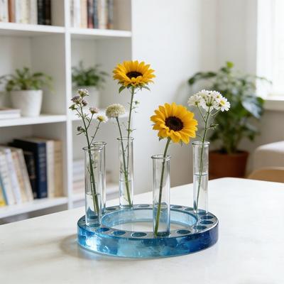 S-shaped Hydroponic Flower Stand Mold Non-stick Multi-functional Silicone Mold Handmade Flexible Epoxy Resin Mold Gardening