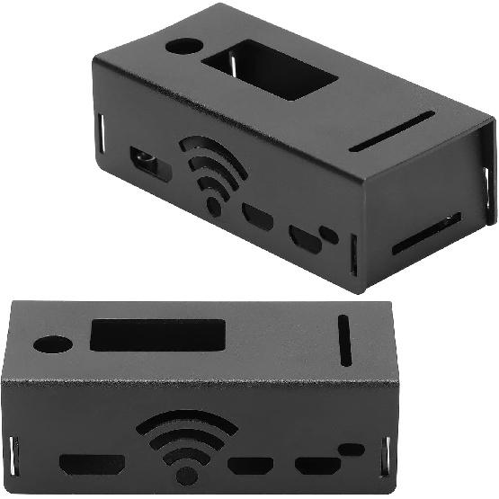 Raspberry Pi Case, Aluminum Alloy Protective Shell for RPi, for MMDVM, HD Multimedia Interface+OTG+USB Port Digital Aluminum Alloy Hotspot Case for