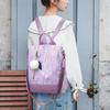 Yogodlns New Priniting Floral Backpack For Women Fashion Hairball Rucksack Large Capacity Student Bookbags Casual Travel Bag