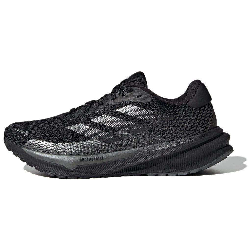 Adidas Supernova GORE-TEX Soft Comfortable Slip-Resistant Durable Low-Top Running Shoes Women Sneaker Black ID6304