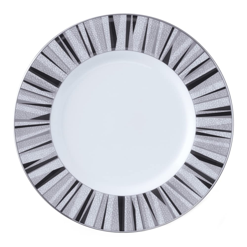 

NARUMI Shagreen Plate, 16cm, Black, with a Modern and Simple Design, Stylish Flat Plate, Gift Boxed, 50994-1214