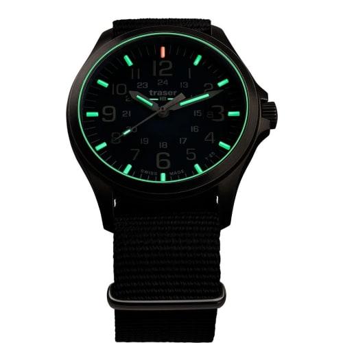 Tracer P67 Officer Pro Gunmetal Blue Herrenuhr, Schwarz, 108632