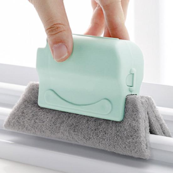 Yousheng 3Pcs Window Track Cleaner Brush Set Cleaning Tough Stains Removal Flexible Cleaning Brush Hand-held Groove Cleaning Tools