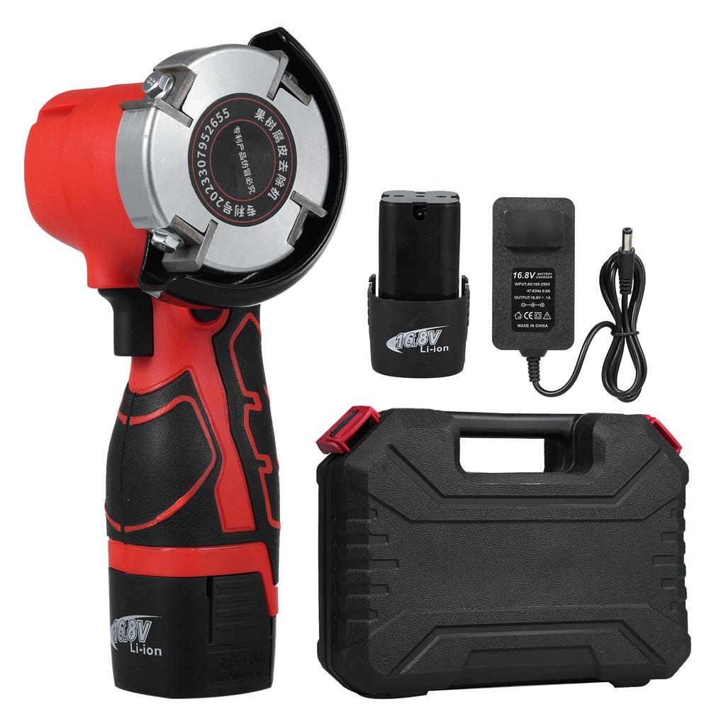 16.8V Lithium Hand Grinder Cordless Tree Bark Remover Fruit Tree Bark Remover, Rechargeable Orchard   Bark Scraper with Large Capacity Lithi