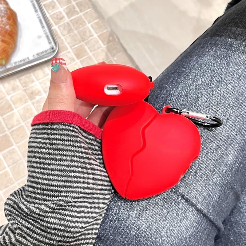 Cute heartbreak love AirPods Pro apple bluetooth headset case 1/1/1/1st generation cartoon case