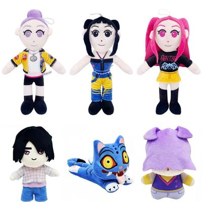 Huntrix Rumi Zoey Mira Plush K Pop Demon Hunters Tiger Plush Kpop Demon Hunters Doll Tiger Toy Merch Goods Plushie Derpys Tiger