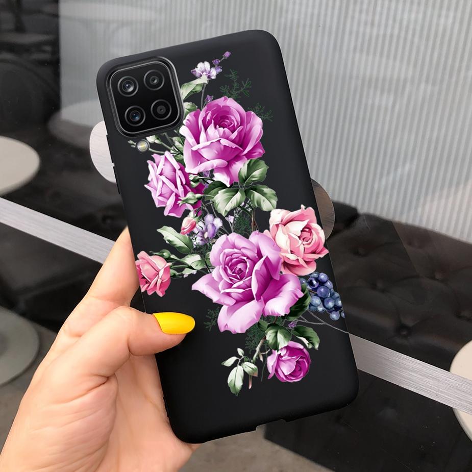Für Samsung Galaxy A12 Hülle M12 F12 Cue Süßigkeiten Bemalte Abdeckung Weiche Silikon Handyhülle Für Samsung A12 M 12 GalaxyA12 Coque Bumper