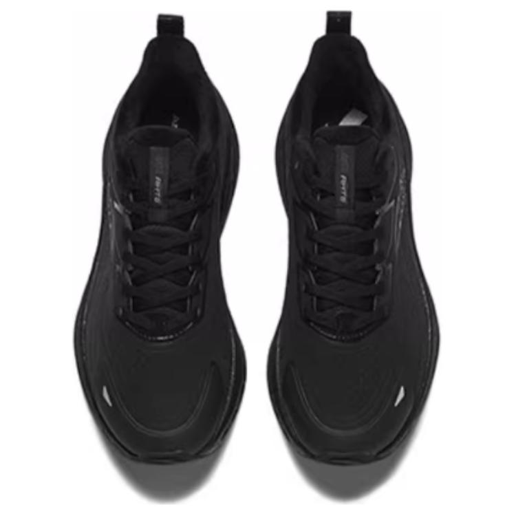 Anta Rocket 6.0 Fabric Abrasion Resistant Coverage Rebound Low Top Casual Running Shoes Men's Black Gray Sneakers 112445581-14