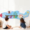 Montessori Wooden Activity Board for IQ & Cognition Development, Kindergarten Wall Decoration