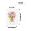 Literary And Artistic Style, Flowers And Insects, Birthday Cards, 36 Sets, Butterfly And Dragonfly Blessing Cards, Gift Packaging Cards.