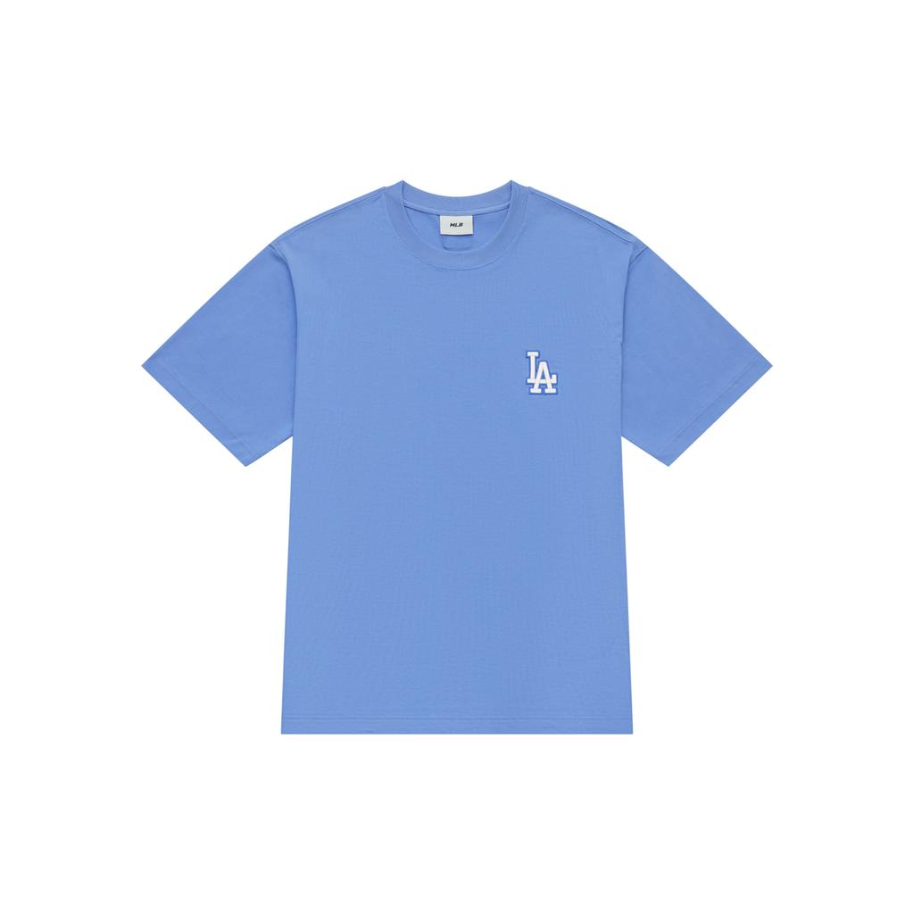 New MLB MONOGRAM Collection Los Angeles Dodgers SS24 T Shirt Unisex Blue 3ATSM0343-07BLM