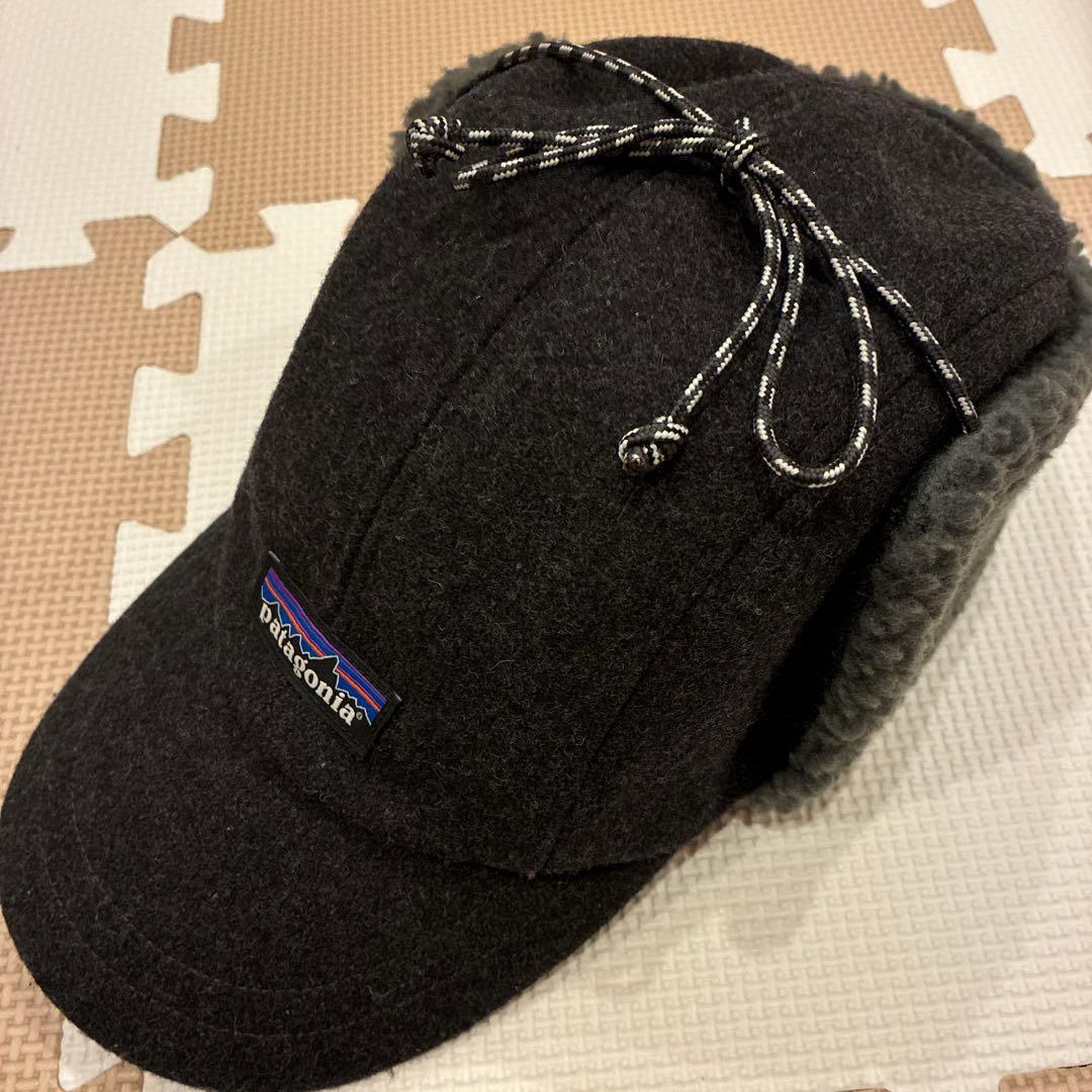 Used Patagonia flight cap black