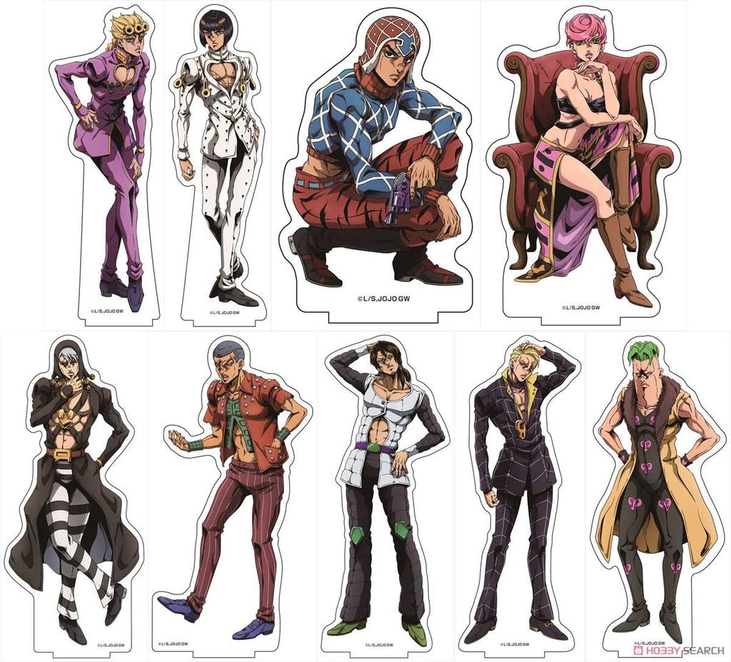 Bizarre Adventure Golden Wind Bruno Bucciarati BIG Acrylic Stand JoJo's ~New Journey~ Ver. Vol.1