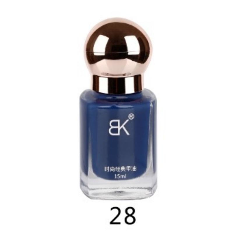 Color Nail Polish No Bake Oily Lasting Non-peelable Large Capacity Nail Care Nude Color Square Bottle 15ml