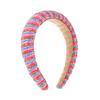 Γυναικεία Μπάντα Μαλλιών Εξατομικευμένη Ουράνιο Τόξο Φαρδύ Περιθώριο Κεφαλόδεσμος Σφουγγαράκι Ύφασμα Πολύχρωμα Στρας Κομψό Κεφαλόδεσμο