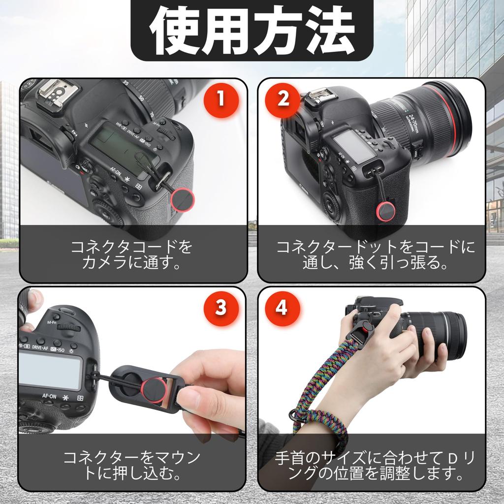 SUNYA Camera Wrist Strap for Quick Release Camera Hand Strap for DSLR or Mirrorless Cameras Photographers,