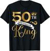 50 Year Old Birthday King Husband 50th B-Day Family Matching T-Shirt