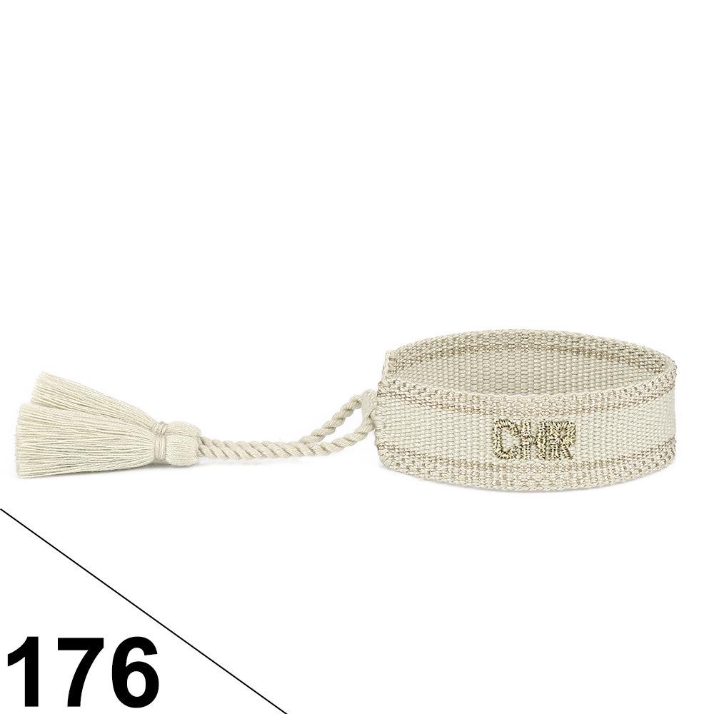 Friendship Letter Bracelet - Hand-Woven Ethnic Style with Polyester Tassels