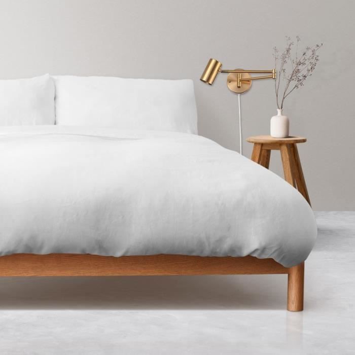 Applique murale - lisa - 40w - aluminium doré - ip20 - e27 g45 - design contemporain