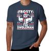 Frosty The Swoleunisex Ugly Sweater Snowunisex Pun Fitness Humor Tshirt Basic Casual Short Sleeve Cotton Shirt
