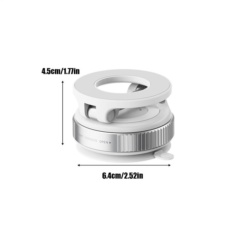 Car Mount Electric Vacuum Magnetic Holder 360degree Rotatable Foldable Strong Suction Stand For Smartphone Live Streaming