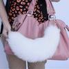 Animal Tail Key-Ring Furry Tails Chain Keychain Individualized Animal Keyring Gift Long Charm Keychain for Women Girl