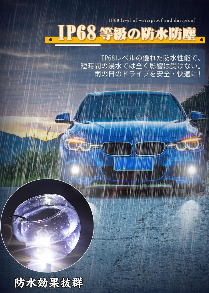 LED Fog Lamp H3 Yellow Yellow-Pope (POOPEE) 20W 5000LM 3000K