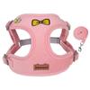 Reflective Vest-Style Dog Harness & Leash for Small Breeds