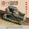 Retro Farmhouse Courtyard Miniature: Nostalgic Desktop Bonsai Decor for Living Room