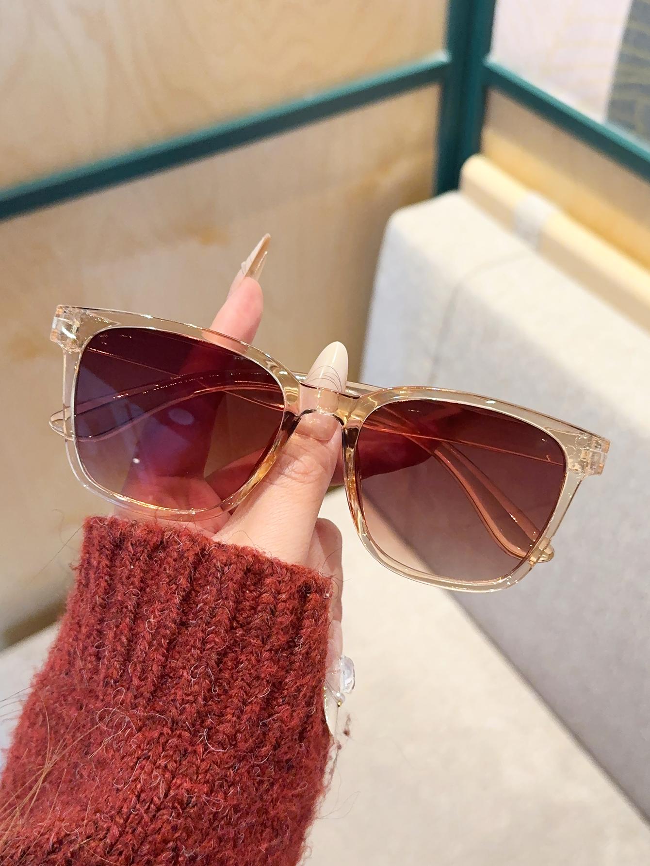 

3Pcs Fashionable Square Frame Glasses Set Leopard Print Decorative Glasses Daily Decoration Gift Set For Friends With Men